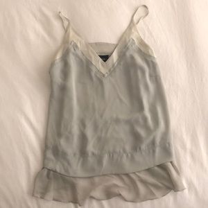 Light blue top
